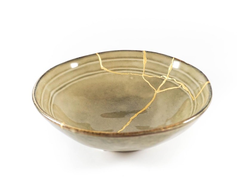 Gold Cracks bowl